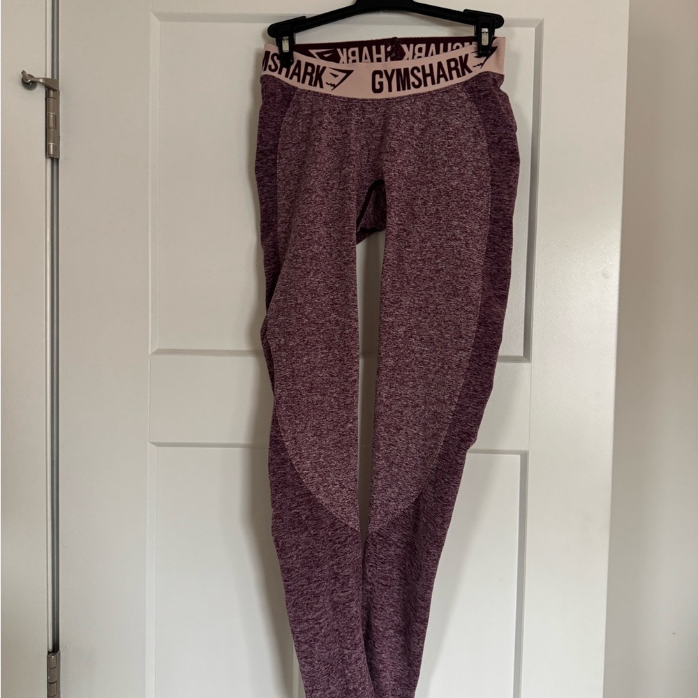 Gymshark Maroon and Pink Leggings